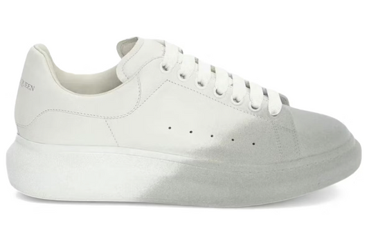 Alexander McQueen Oversized Sprayed Ombre White Melange