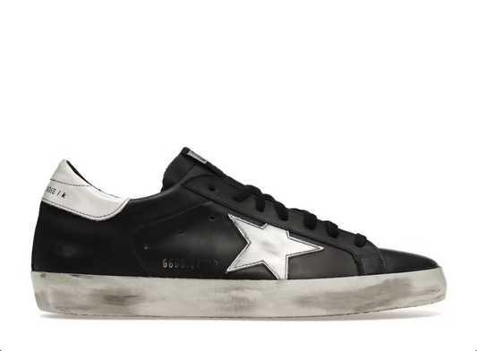 Golden Goose Super-Star Black White Leather