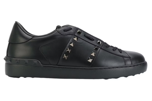 Valentino Garavani Rockstud Untitled Black Ruthenium-finish Stud