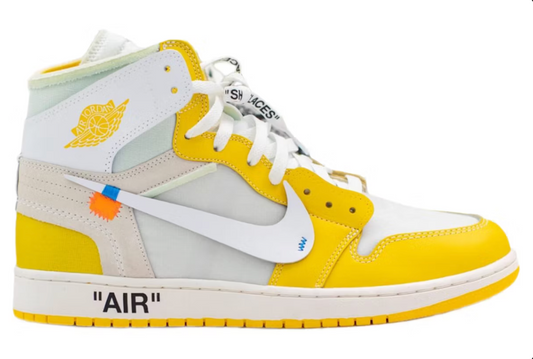 Jordan 1 Retro High Off-White Canary Yellow