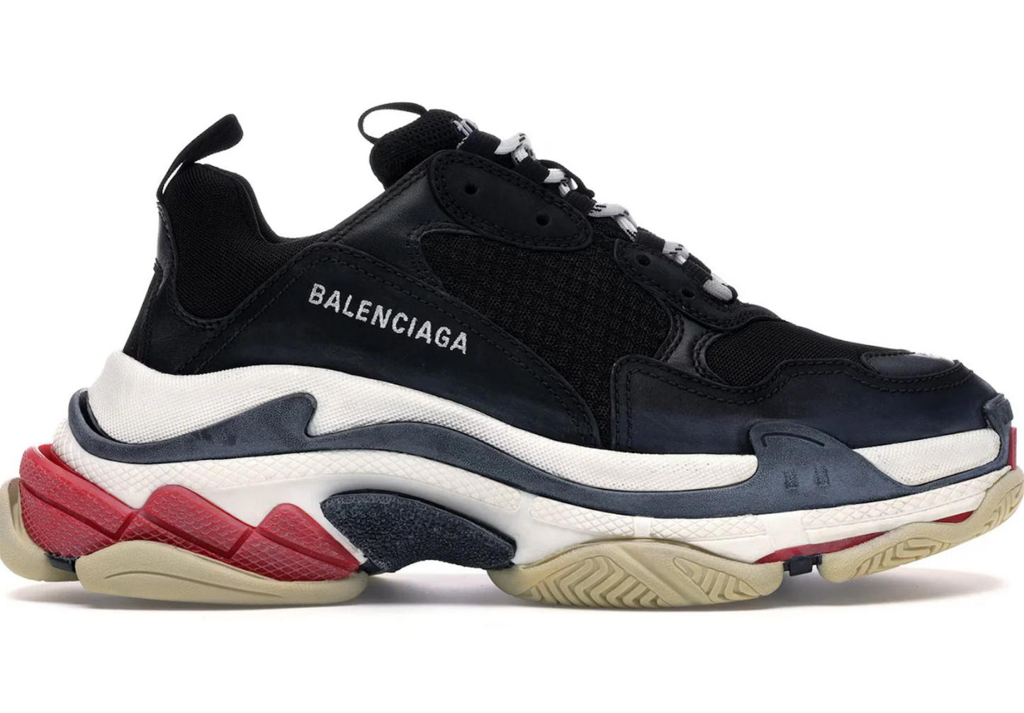 Balenciaga Triple S Black White