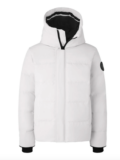 Canada Goose White Mcmillan Parka Black label