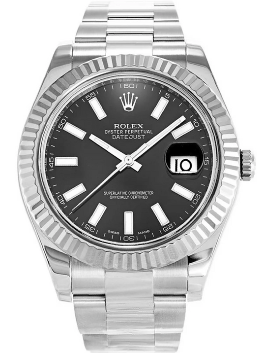 Rolex Datejust Black Dial 116334 41 mm