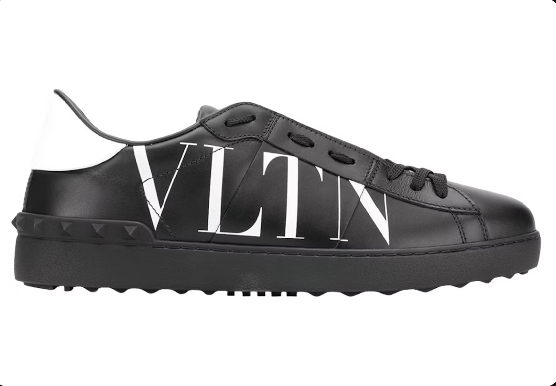 Valentino Garavani Open VLTN Logo Black White