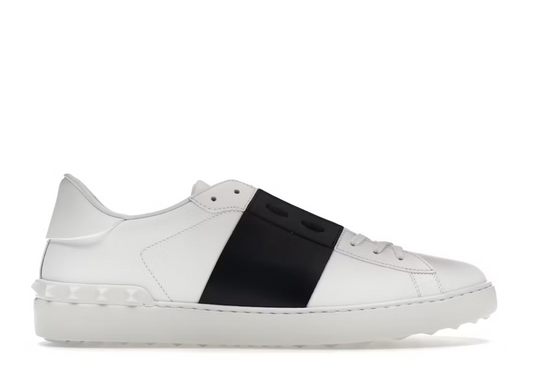Valentino Garavani Open White Black Band White