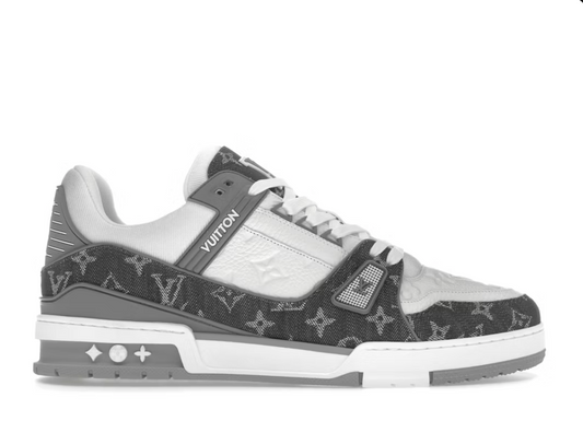 Louis Vuitton Trainer Monogram Denim Grey White