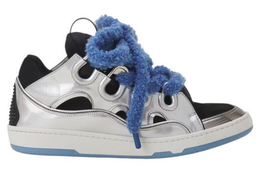 Lanvin Leather Curb Silver