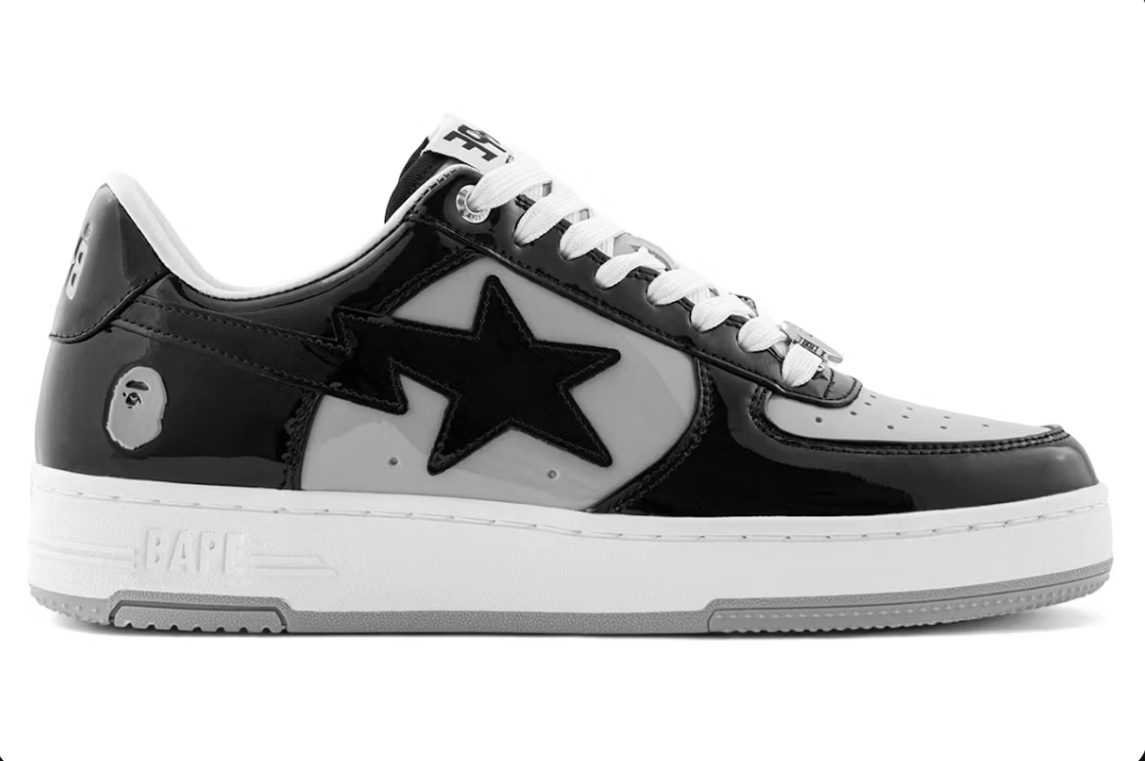 A Bathing Ape Bape Sta #4 Black Grey