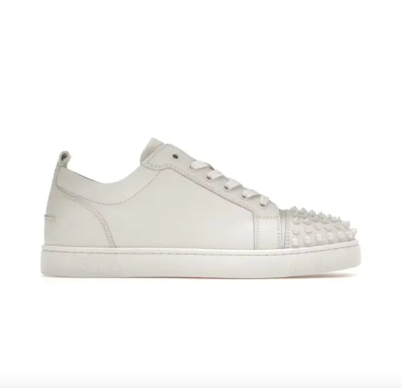 Christian Louboutin White Spikes
