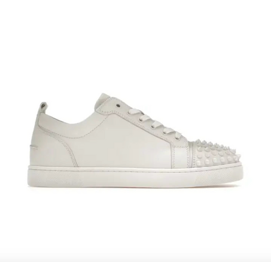 Christian Louboutin White Spikes