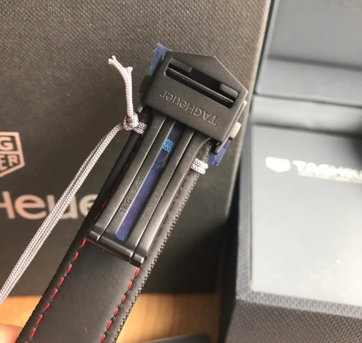 Tag Heuer Aquaracer Caliber 5 Black Dial Black Nylon Strap