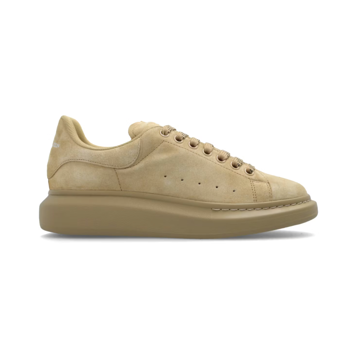Alexander McQueen Oversized Beige Calf Suede