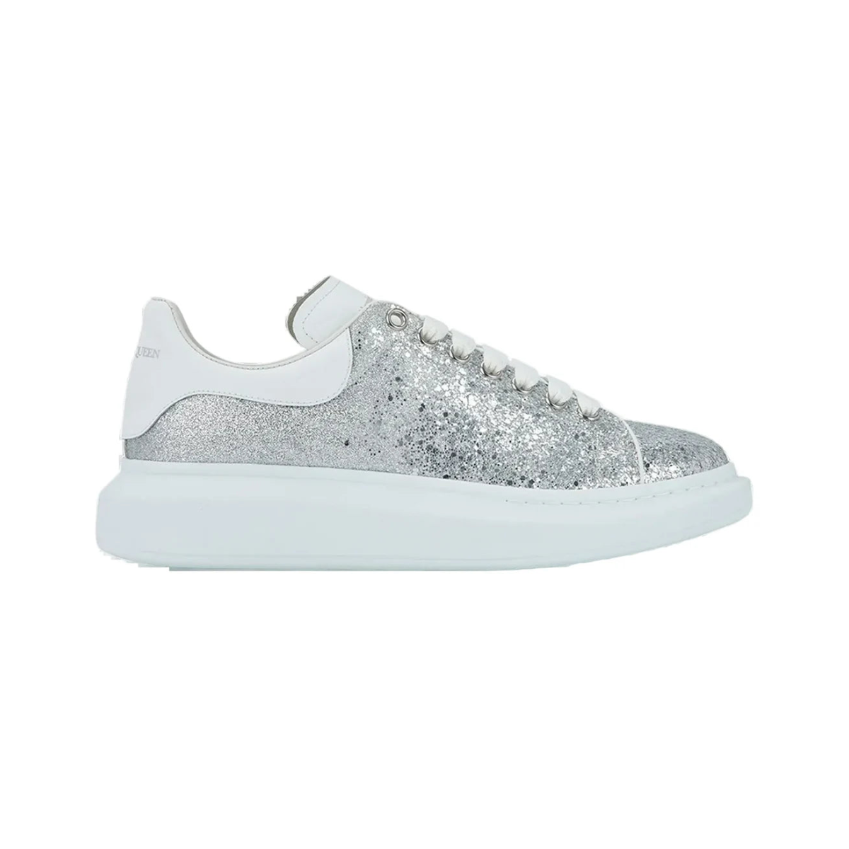 Alexander McQueen Silver Glitter