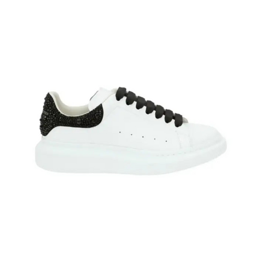 Alexander McQueen White Black Crystal