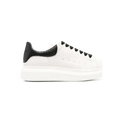 Alexander McQueen White Black Laces