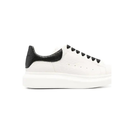 Alexander McQueen White Black Laces