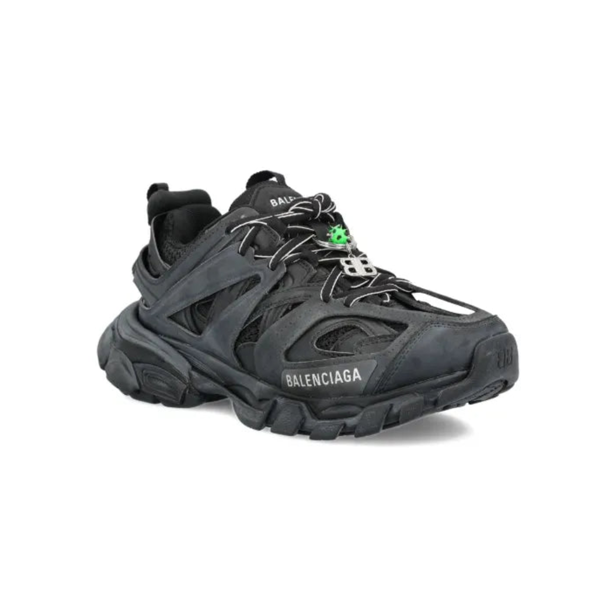 Balenciaga Track Black Logo Charm