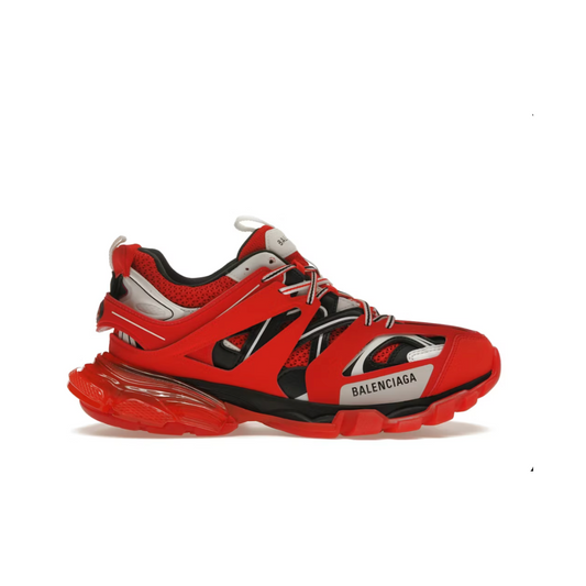 Balenciaga Track Clear Sole Red