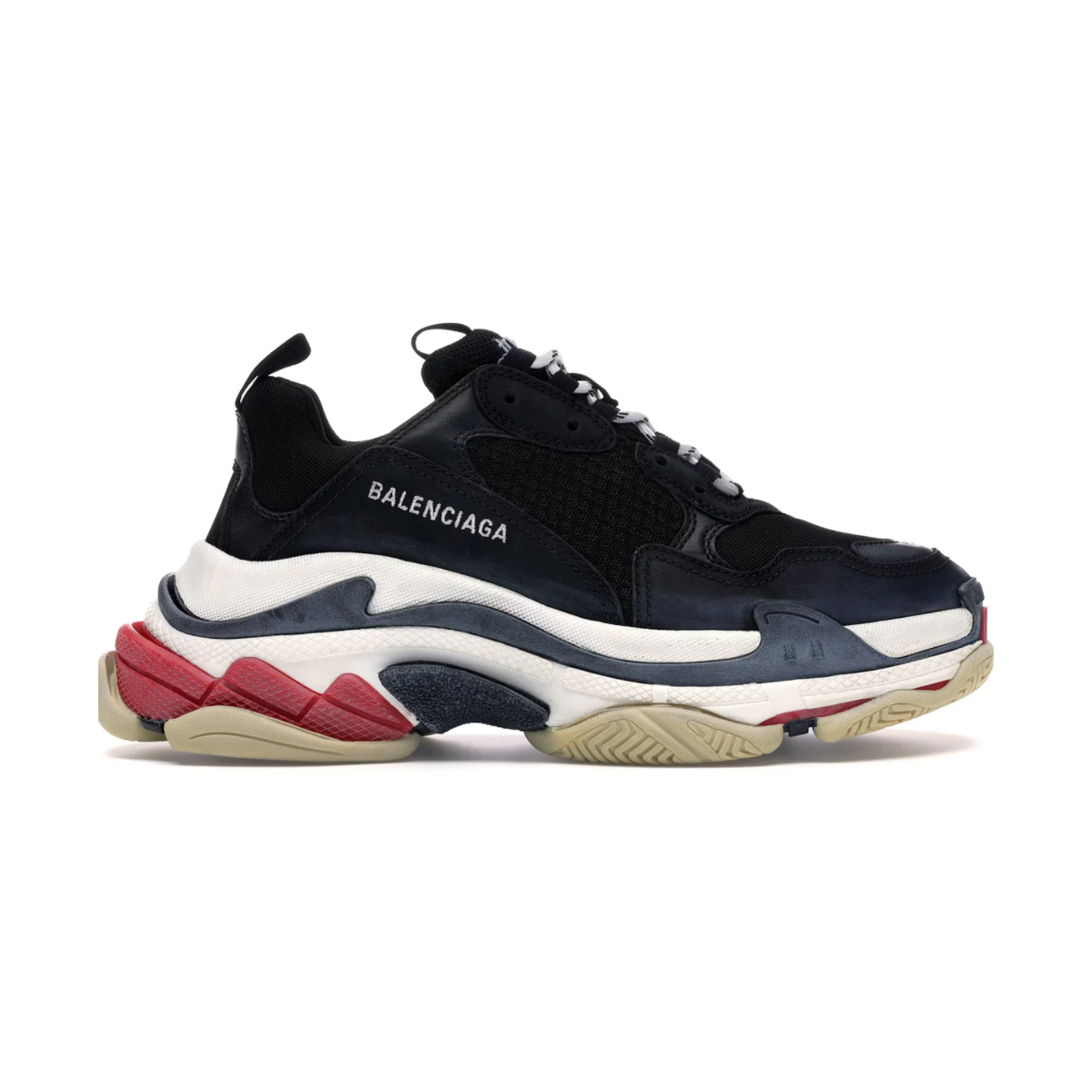 Balenciaga Triple S Black White