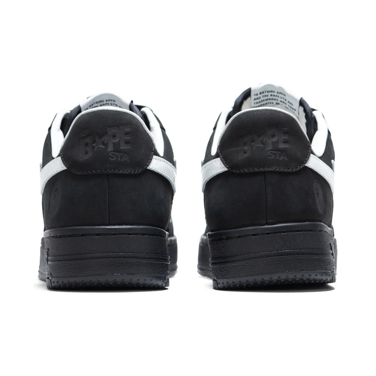 A Bathing Ape "Bapesta" Black/White
