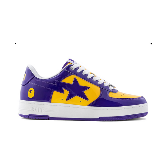 A Bathing Ape Bape Sta #4 Purple Yellow