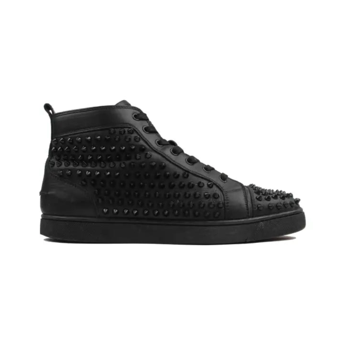 Christian Louboutin High Full Black Spikes