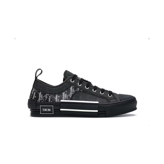 Dior B23 Low Top Canvas Oblique Black