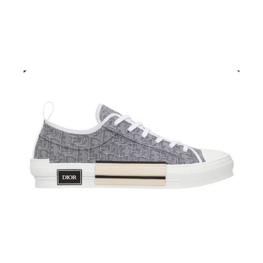 Dior B23 Low Top Ruthenium Metallic Thread Dior Oblique Jacquard