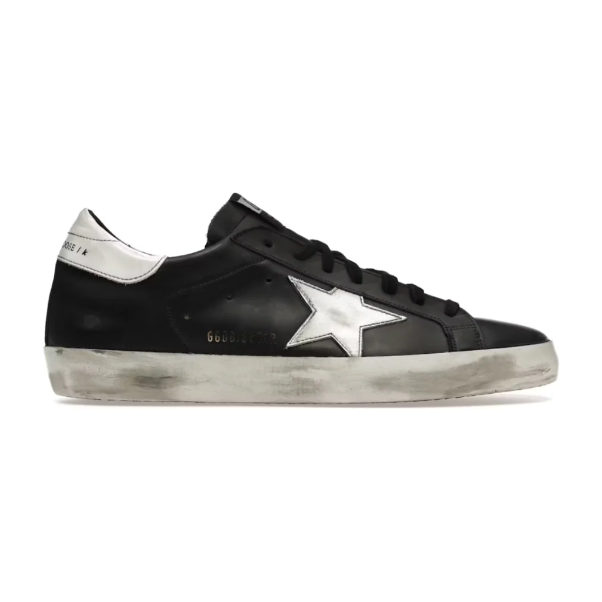 Golden Goose Super-Star Black White Leather