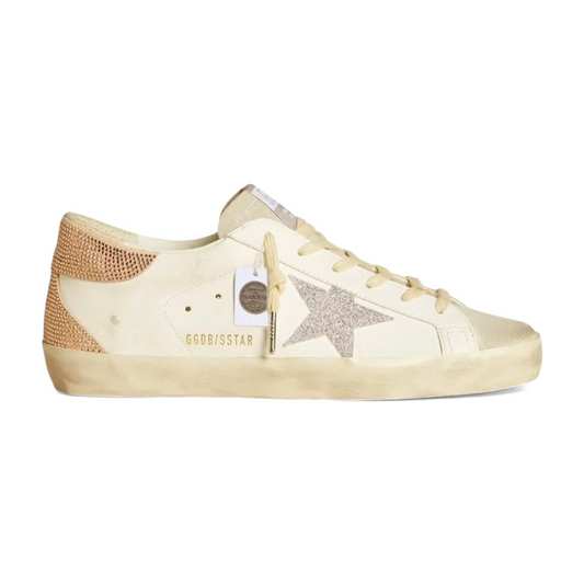Golden Goose Super-Star Swarovski White Ice Crystal
