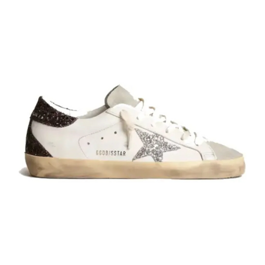 Golden Goose - White Black Silver Glitter
