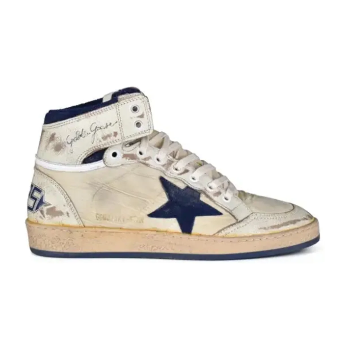 Golden Goose - White Dark Blue High