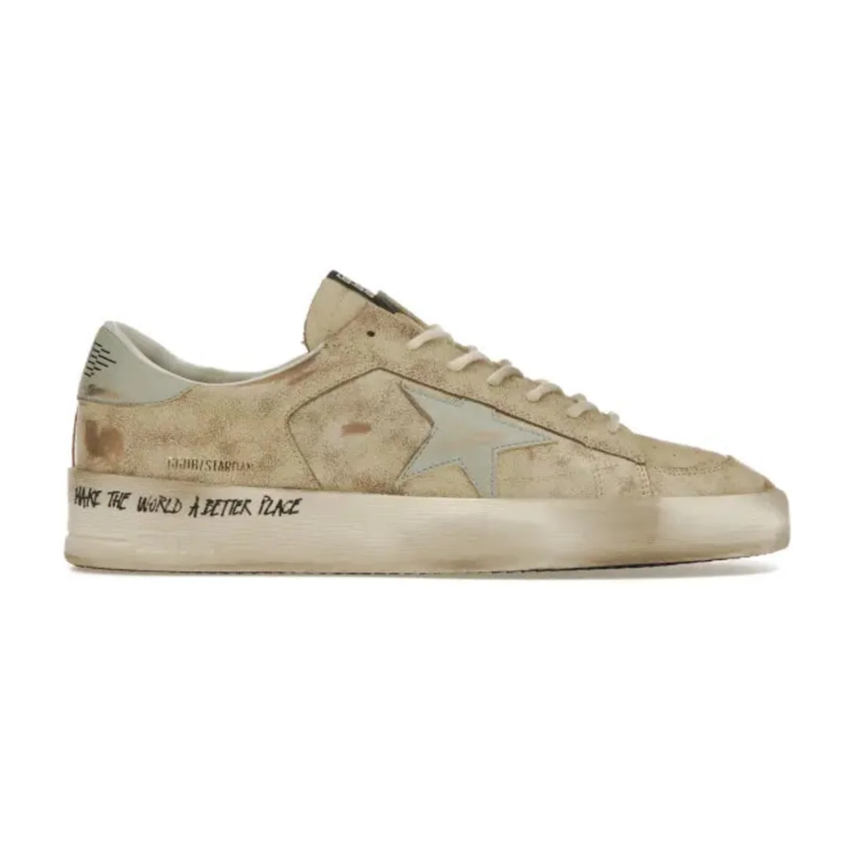 Golden Goose White Vintage Light Blue
