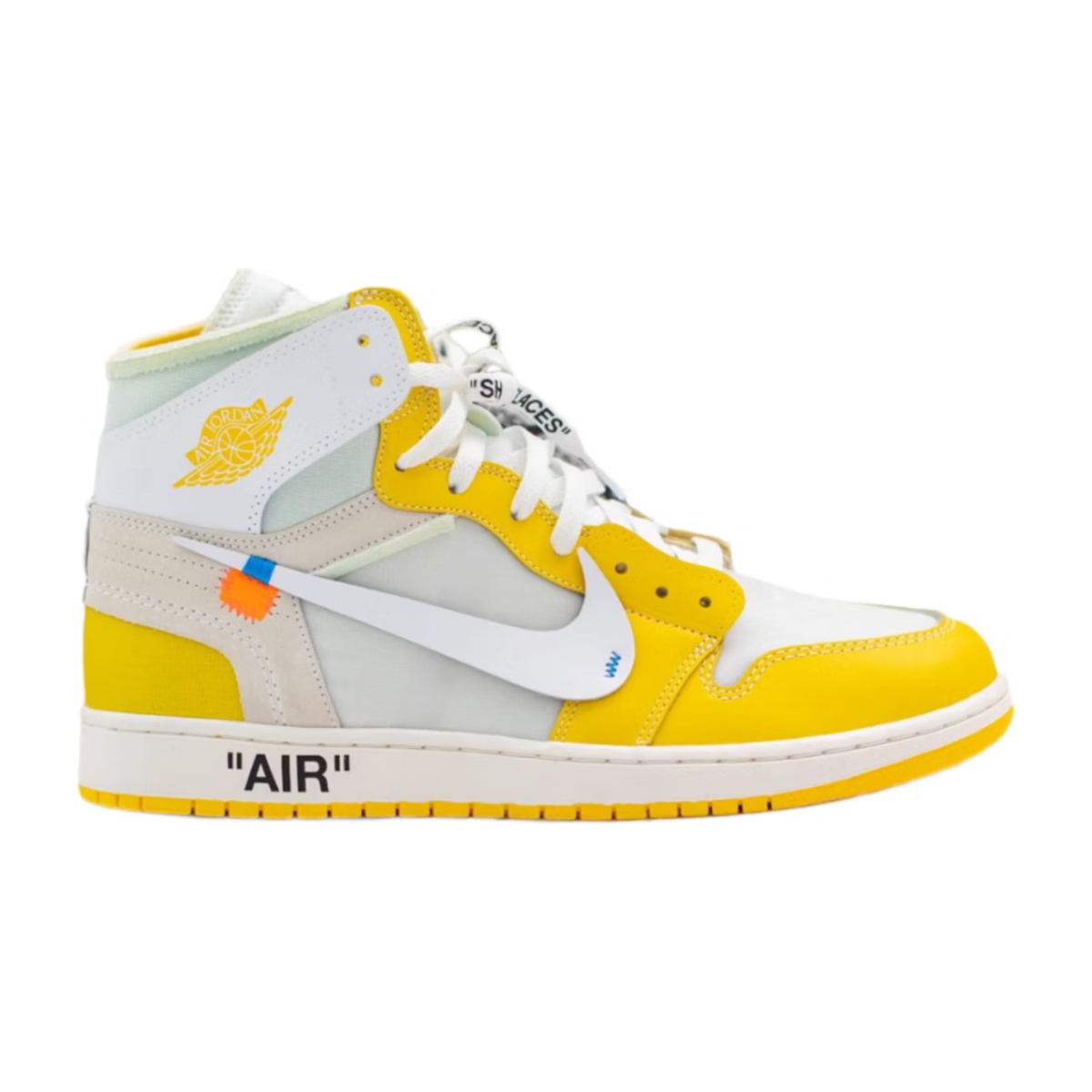 Jordan 1 Retro High Off-White Canary Yellow