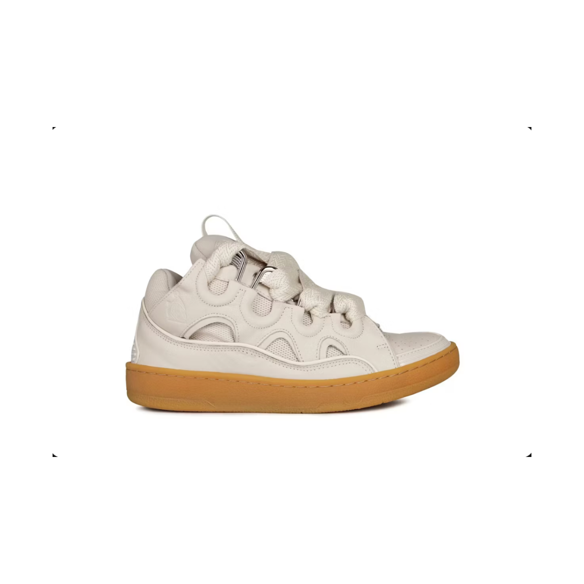 Lanvin Curb Sneaker Chalk