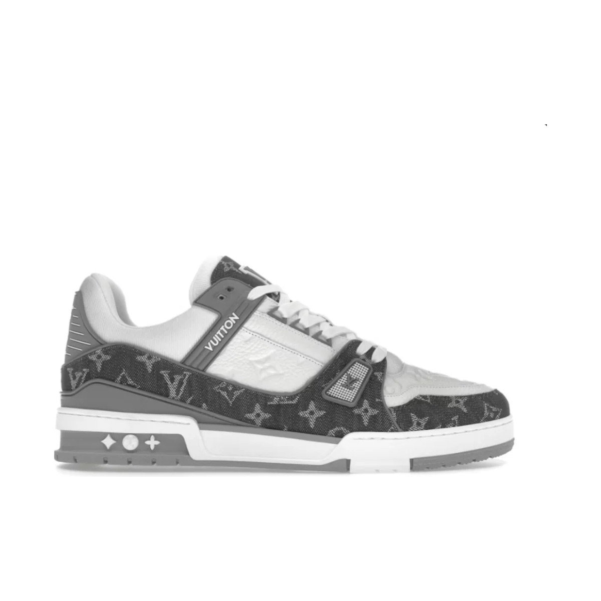 Louis Vuitton Trainer Monogram Denim Grey White