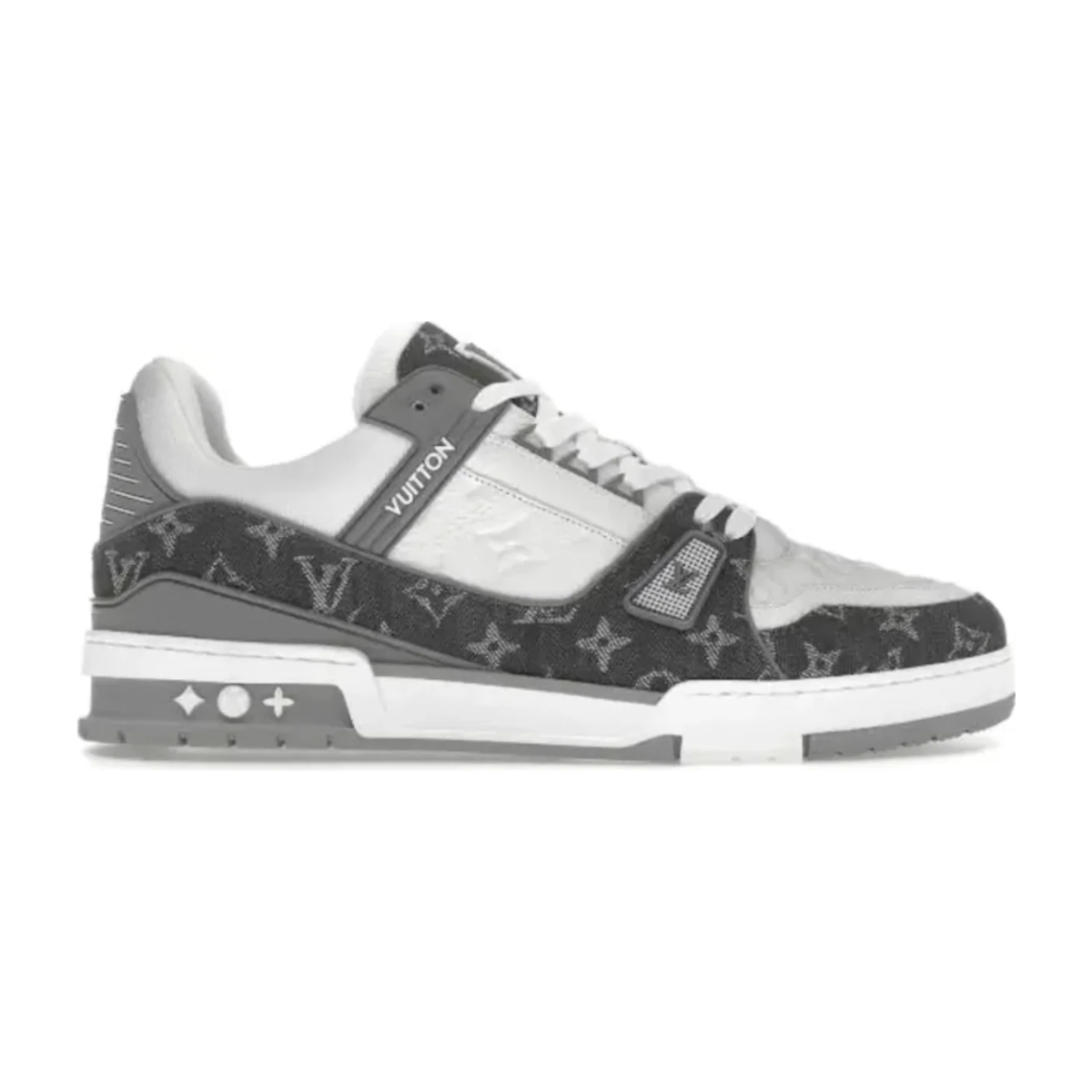 Louis Vuitton Trainer White Grey