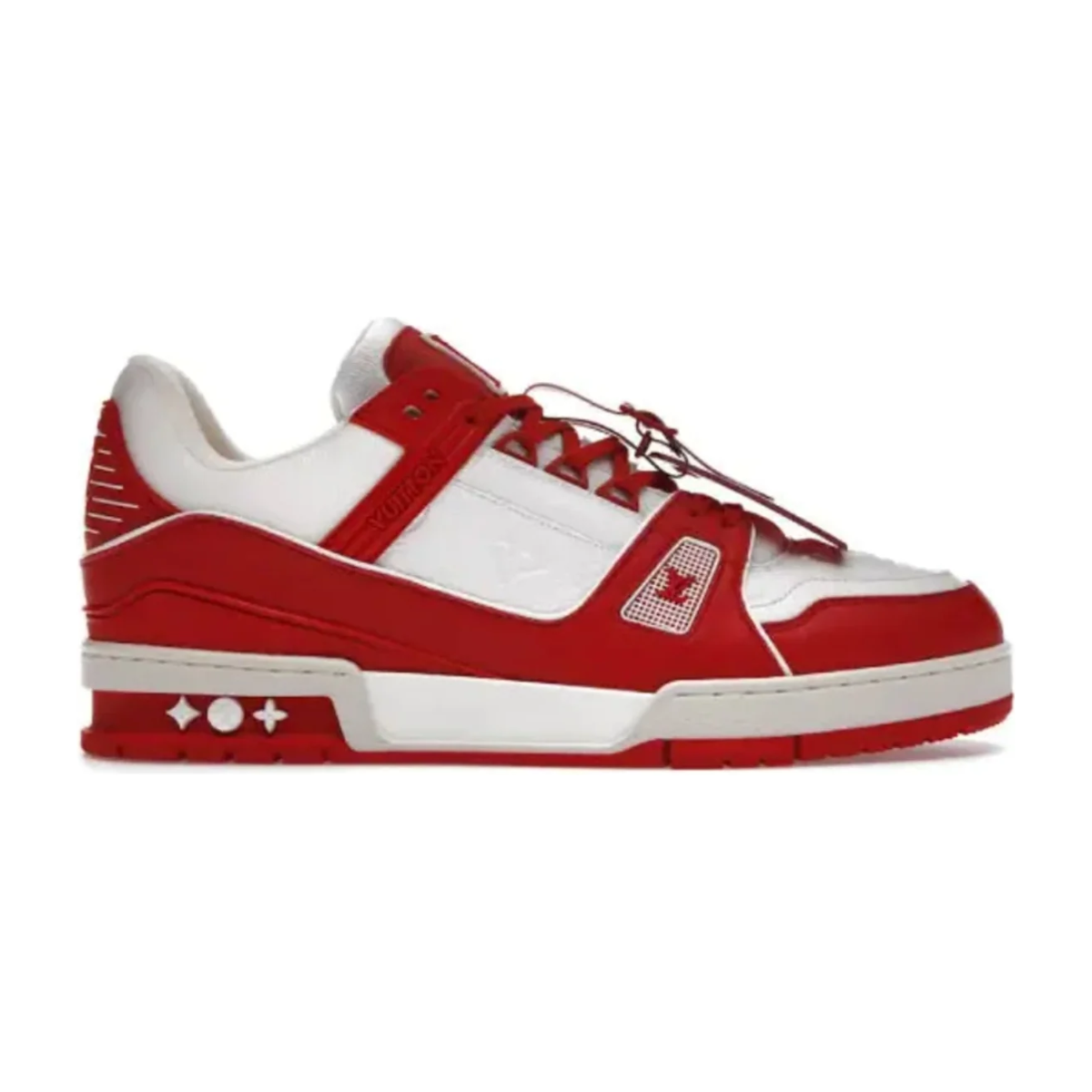 Louis Vuitton Trainer White Red