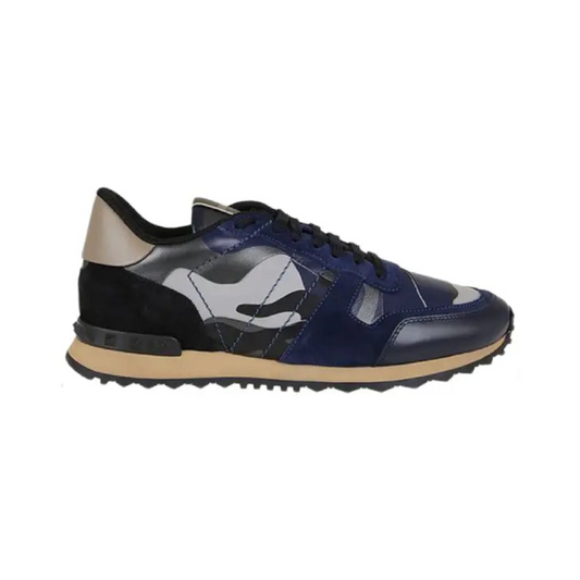 Valentino Garavani RockRunner Black Navy Beige