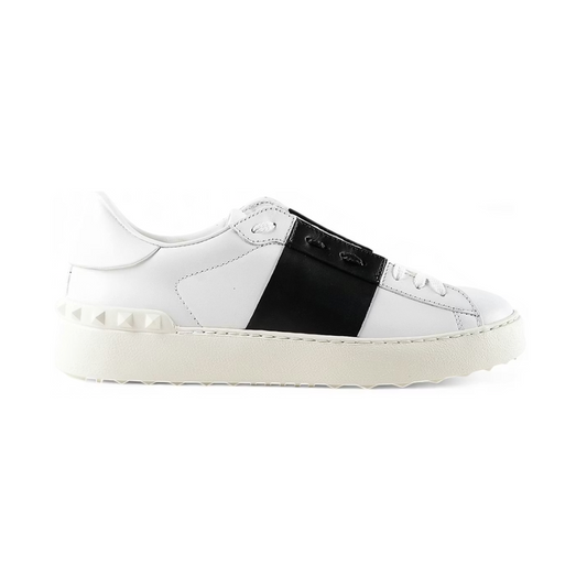 Valentino Garavani Open White Black Band White