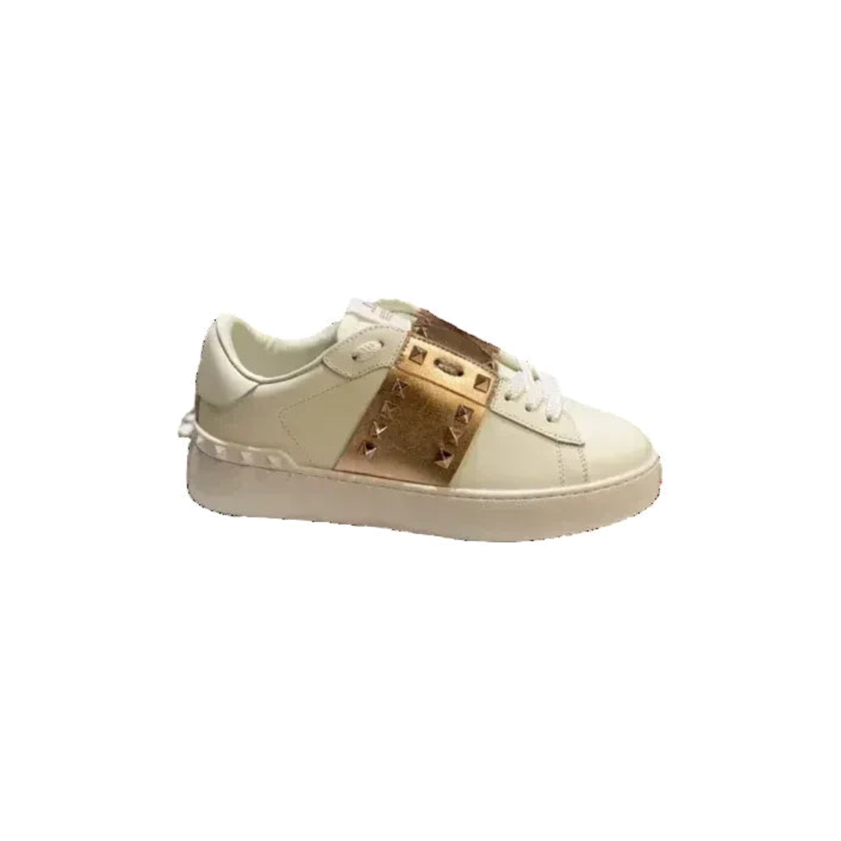 Valentino Garavani X RockStud White Gold