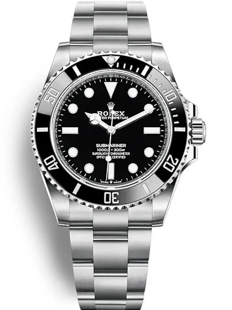 Rolex Submariner 41mm Black Dial 124060 No-Date