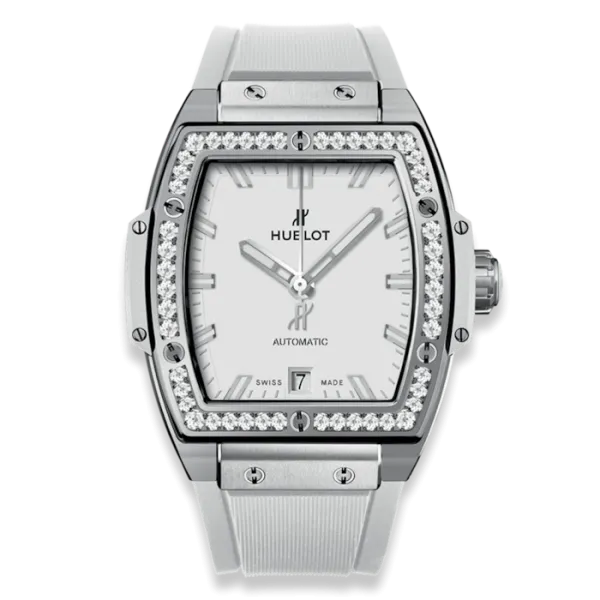 Hublot Spirit Of Big Bang Women Automatic White Rubber Watch 665.NE.2010.RW.1204