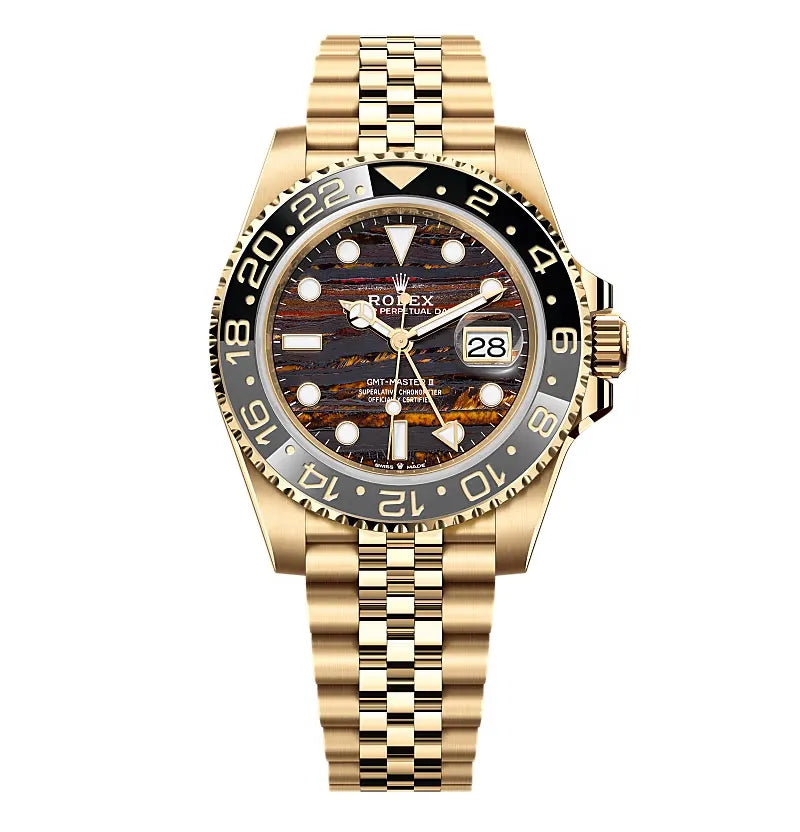 Rolex GMT-Master II 40 mm 126718GRNR Tiger Iron Dial